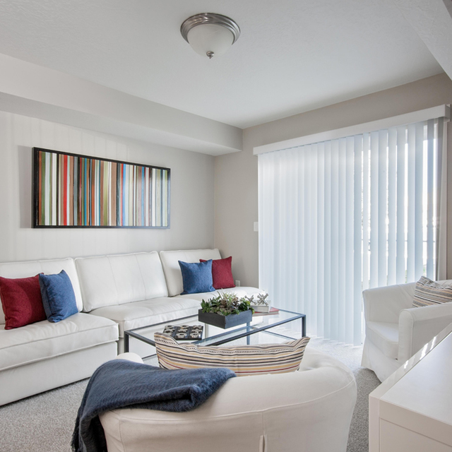 Boulder Canyon - Carpeted Living Room with Huge Windows Boulder Canyon - Carpeted Living Room with Huge Windows